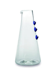 Petoni Carafe GLASSWARE Zafferano Blue Dots 