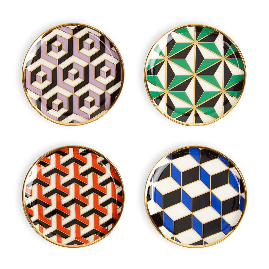 Versailles Coasters (Set of 4) Barware Jonathan Adler 