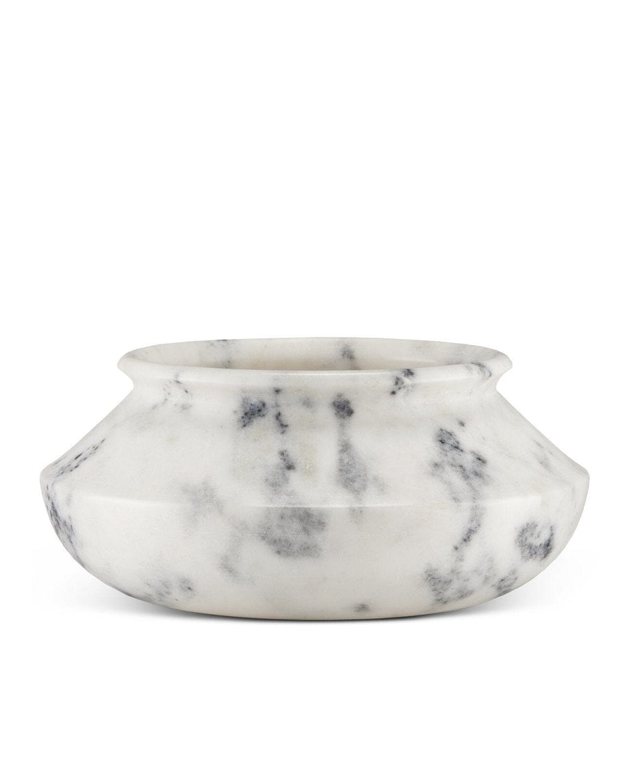 Punto White Bowl Bowls Currey & Company Large 