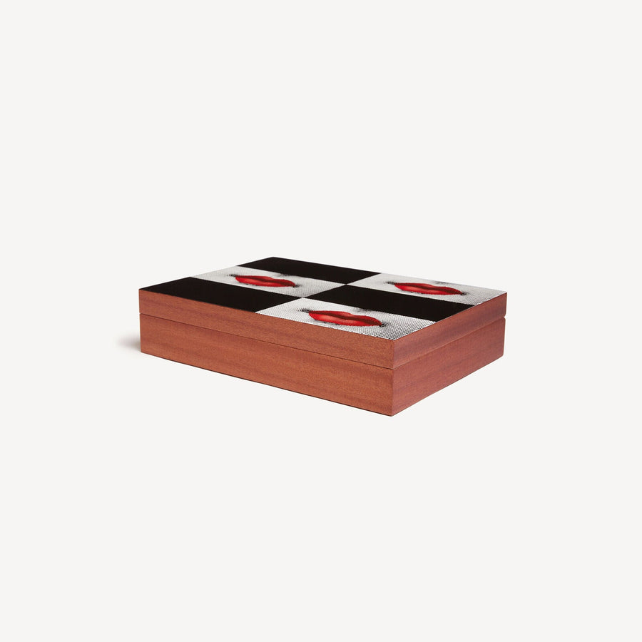 Kiss Wooden Box Color Home Accessories Fornasetti 