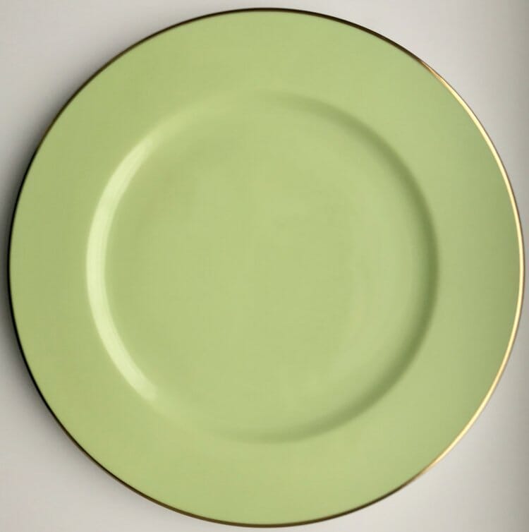 Colored Charger Plates FLATWARE Devine - Anna Weatherley Light Green 