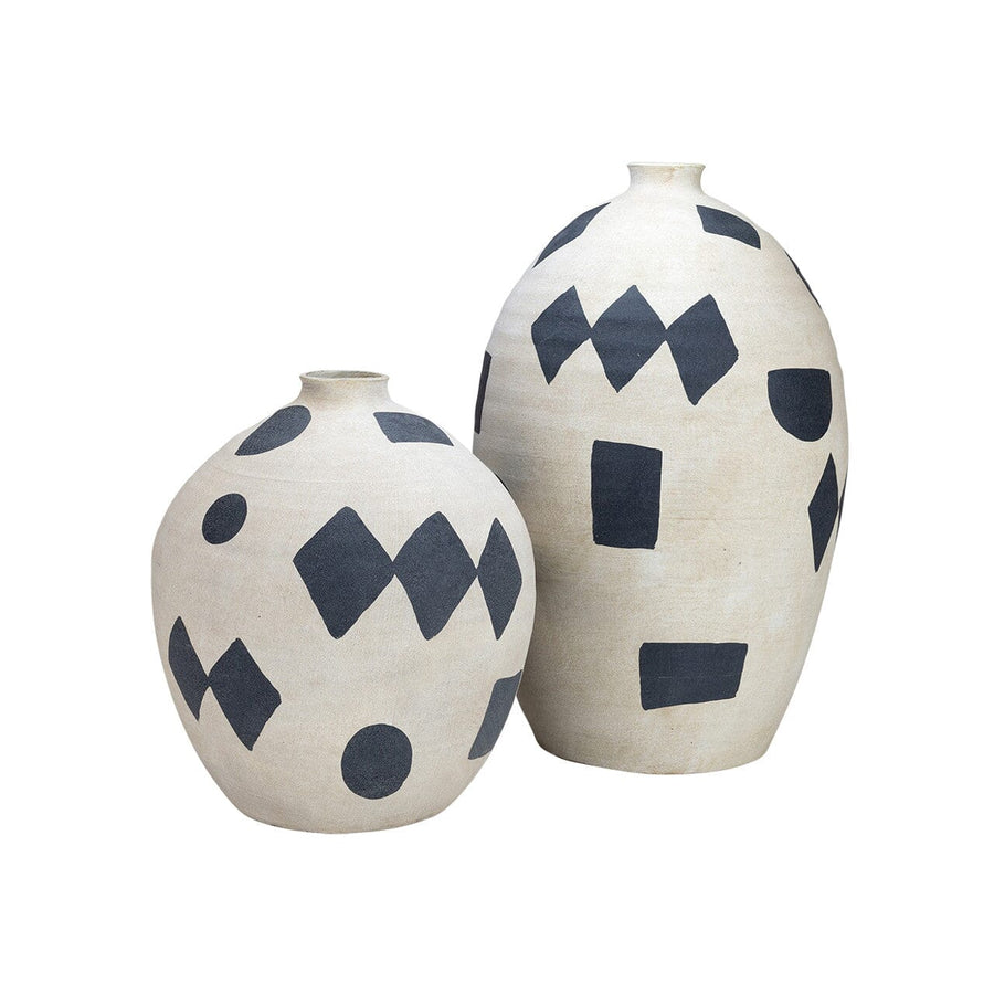 Geometric Short Vase VASES KAVANA 