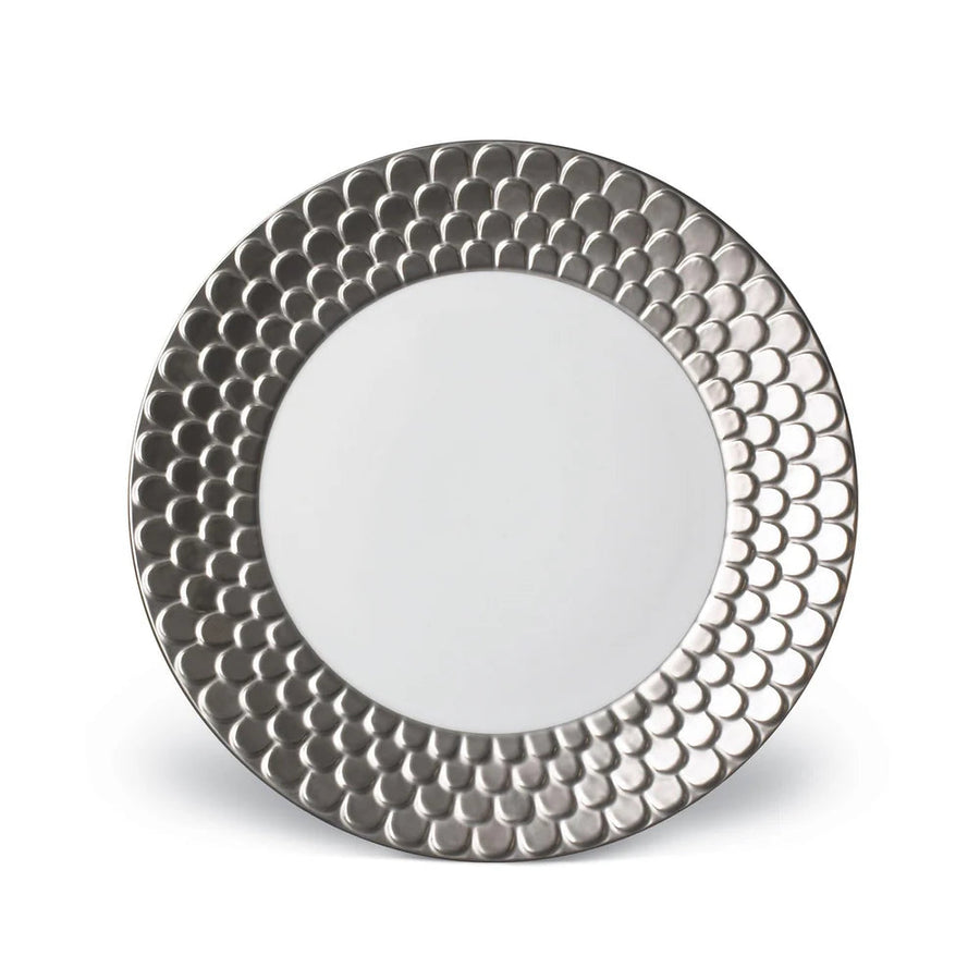 Aegean Dinner Plate Platinum Dinnerware L'Objet 