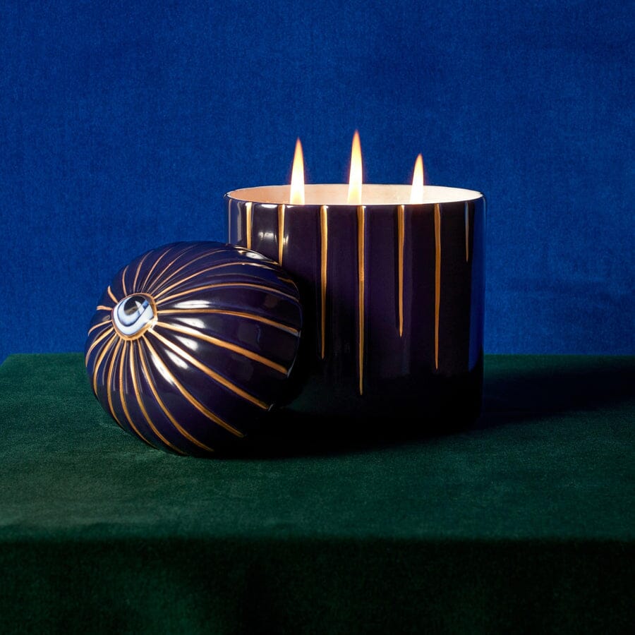 Lito Candle Bleu 3 Wick Candles L'Objet 