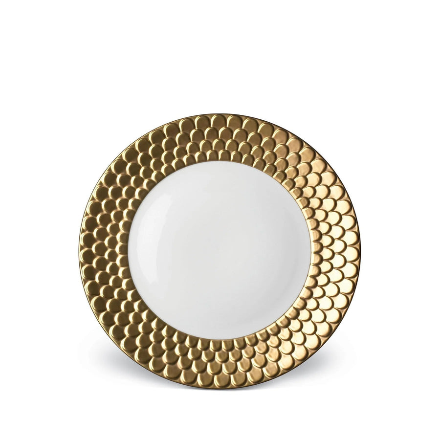 Aegean Dessert Plate Dinnerware L'Objet Gold 