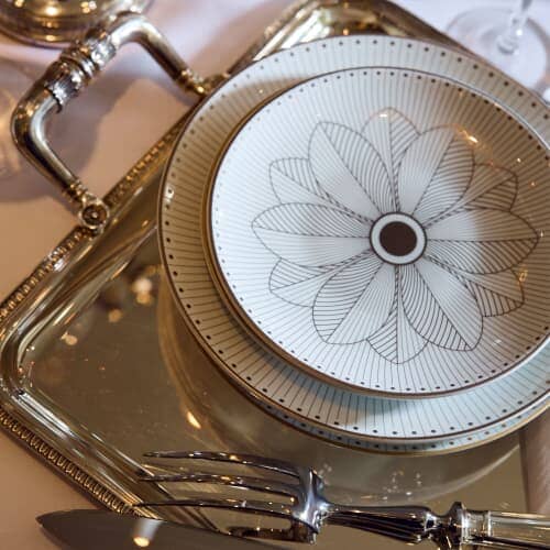 Malmaison Imperiale Bread & Butter Plate Platinum TABLEWARE Christofle 