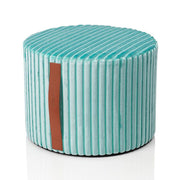Coomba Cylinder Pouf - Turquoise T70 Cushions & Throws Missoni 