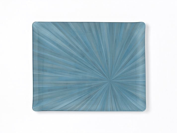 Soleil Trays Hestia Living Ocean Blue Serving 