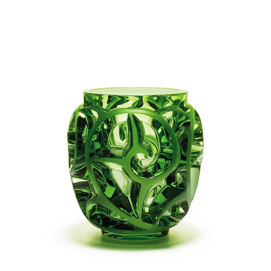 Tourbillons Light Green Vase VASES Lalique 