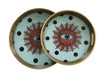 Spotted Evil Eye Round Tray Fancy Home Collection 