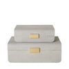 Modern Shagreen Large Jewelry Box JEWELRY Aerin 