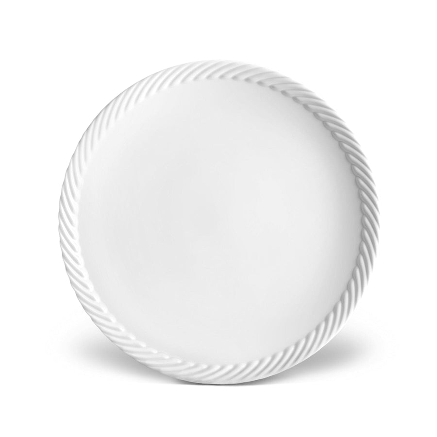 Corde Dinner Plate White Dinnerware L'Objet 