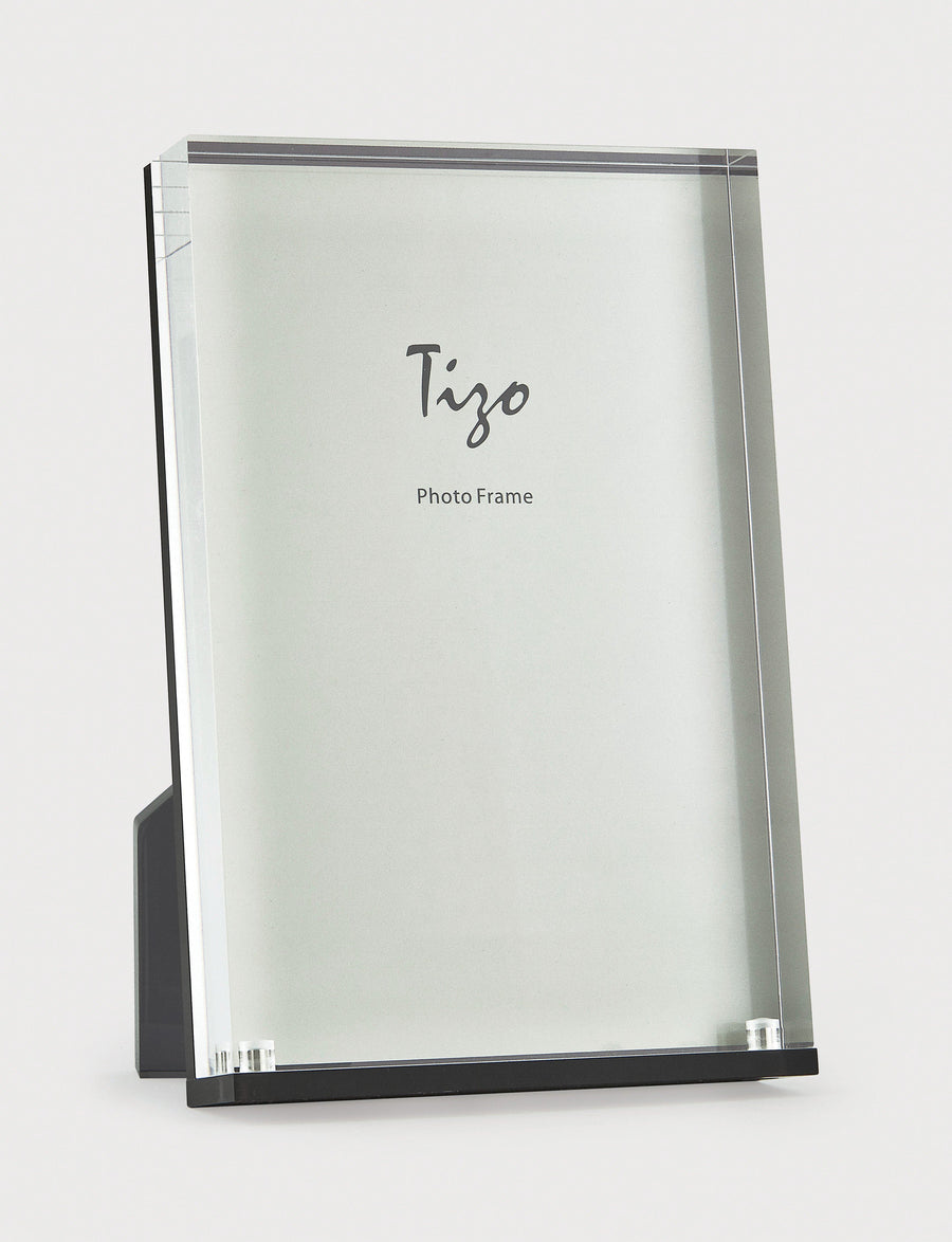 Lucite Frame Home Accessories Tizo Design Inc. 4x6 Black 