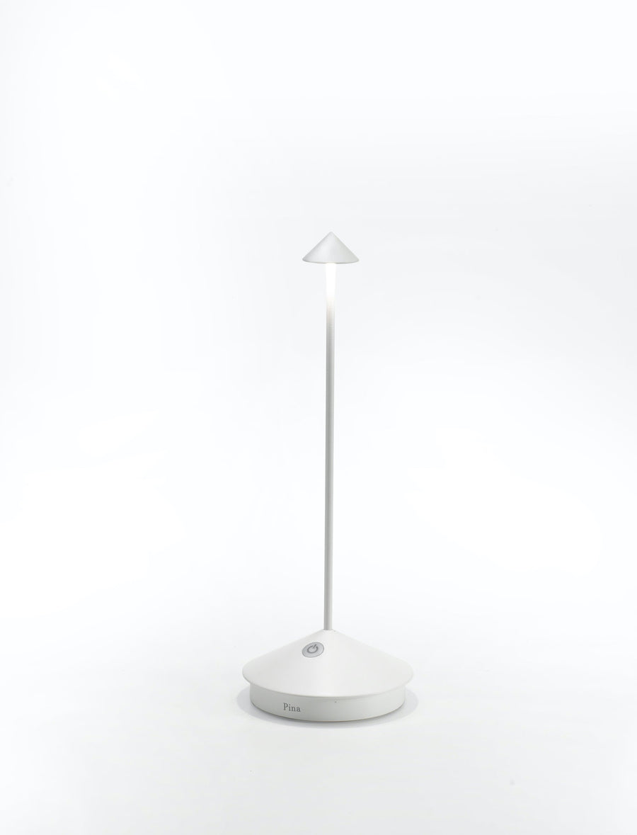 Pina Pro Table Lamp Lamps Zafferano White 