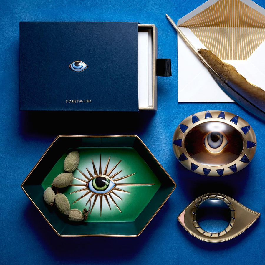 Lito Eye Hexagon Tray TRAYS L'Objet 