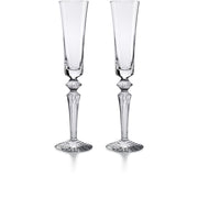 Mille Nuits Flutissimo (Set of 2) Dining Baccarat Clear 