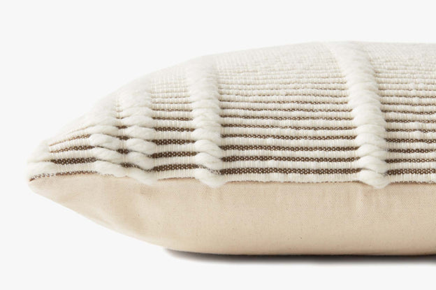 Coffee Ivory Pillow Loloi 