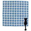 Face Towel - Cat Figure Atsuko Matano Blue 
