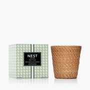 Rattan Wild Mint & Eucalyptus Candle Candles Nest Fragrances Classic 