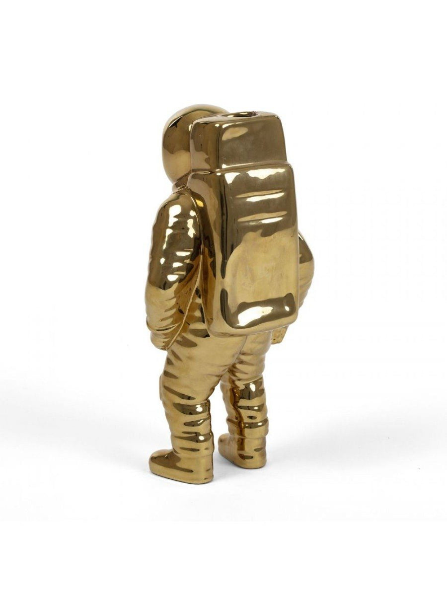 Cosmic Starman Vase Gold Lighting Seletti 