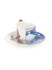 Hybrid Eufemia Coffee Cup with Saucer Dining Seletti 