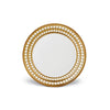 Perlee Bread and Butter Plate Gold Dining L'Objet 