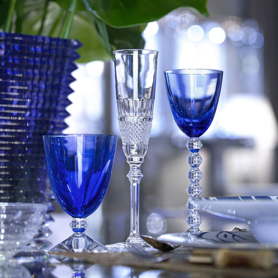 Vega Water Glasses Small Blue Set of 2 BARWARE Baccarat 