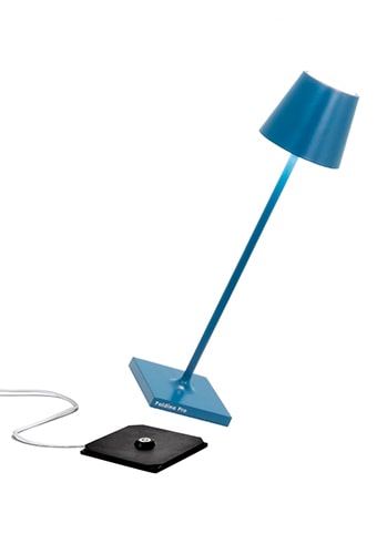 Poldina Micro Lamp Capri Blue Lighting Zafferano 