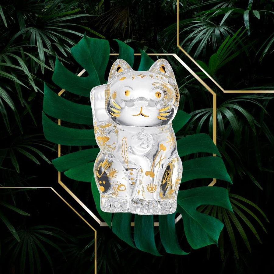 Faunacrystopolis Maneki Neko Cat Home Accessories Baccarat 