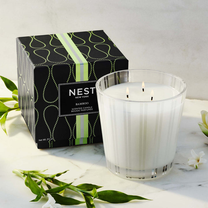 Bamboo 3-wick Candle CNDLS/FRAG Nest Fragrances 