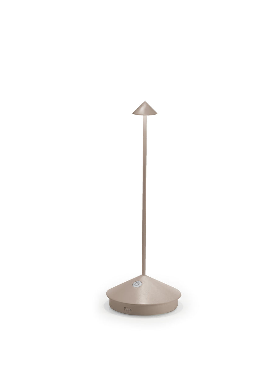 Pina Pro Table Lamp Lamps Zafferano Sand 