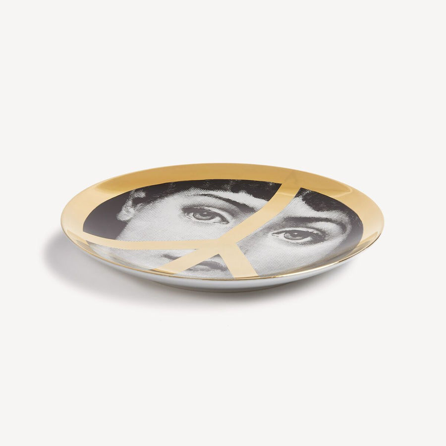 Theme & Variation Plate No. 347 Gold HOME DECOR Fornasetti 