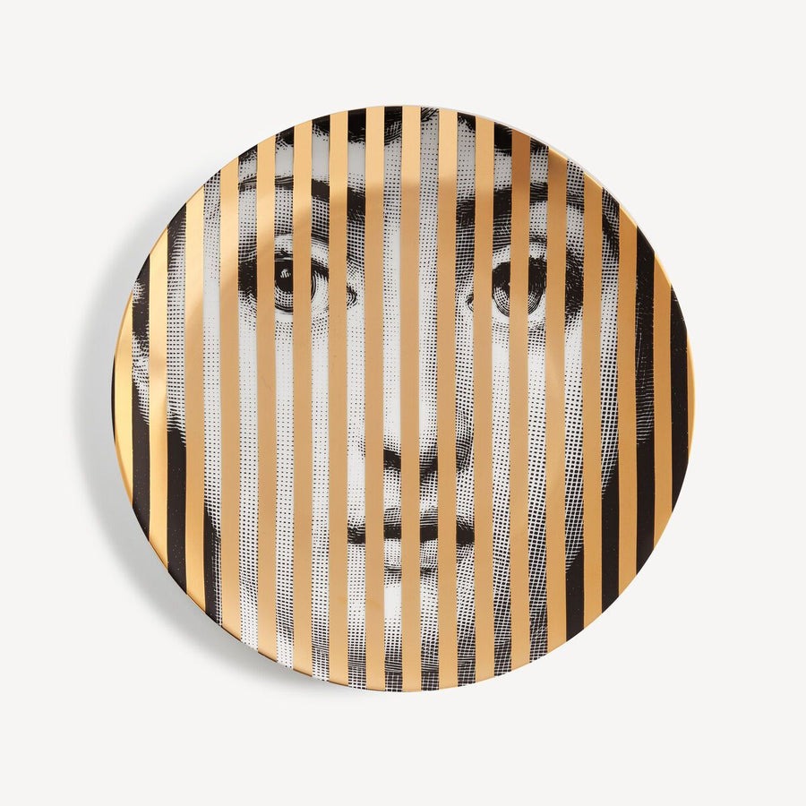 Theme & Variation Plate No. 34 Gold HOME DECOR Fornasetti 