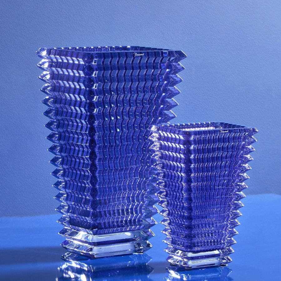 Eye Vase Rectangular Blue Home Accessories Baccarat 